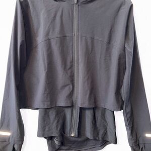 Sweaty Betty Charcoal black light jacket